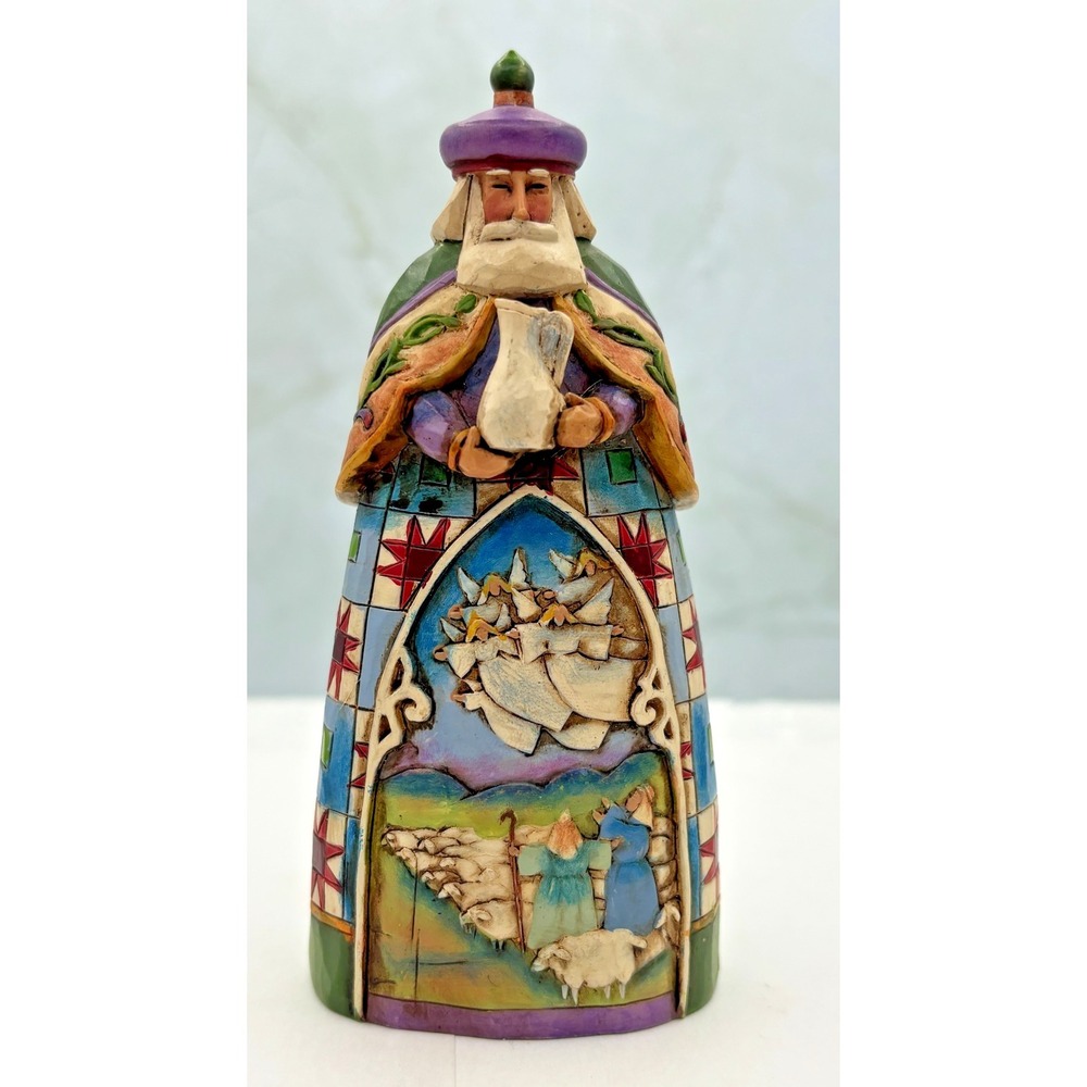 Jim Shore 2007 Wise Man‎ Figurine Replacement Nativity Joy to the World 4.75"h